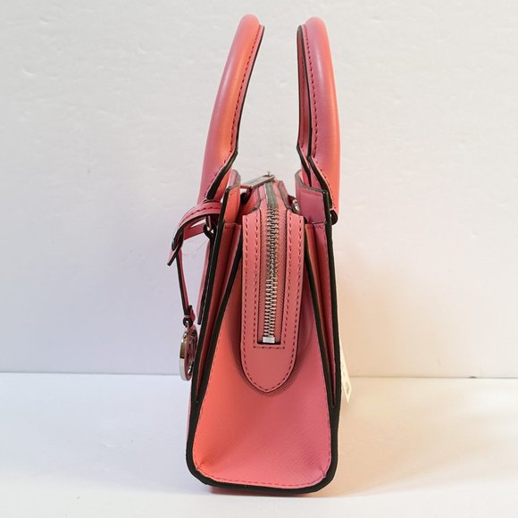 Michael Kors Sheila Small MINI Satchel Shoulder Crossbody Bag Tea Rose - Picture 8 of 15